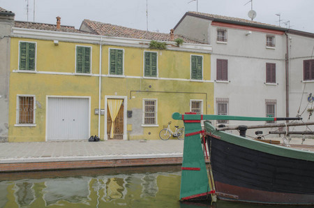 Comacchio
boat on canal