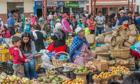 Village Market near Cuenca, Ecuador