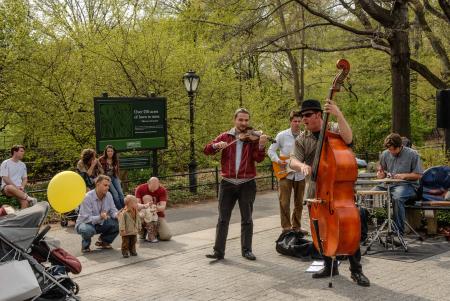 Central Park, Musicians
