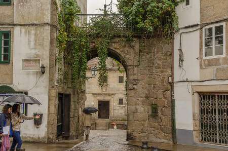 Ancient gate 
Santiago de Compostela 