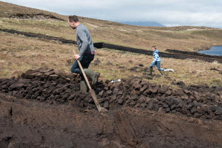 Peat Cutting
Badralloch Crofting community