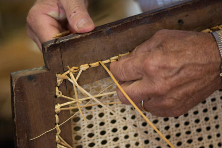 Crafts, Caning Chair Seat, Dutchess County Fiar