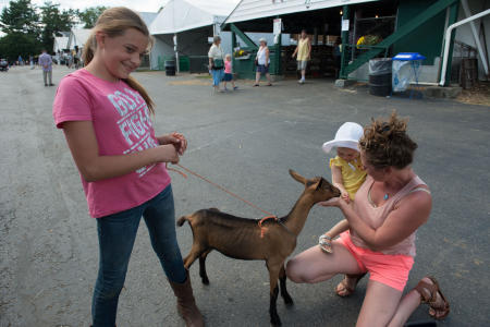 Young Girl with little goat
Dutchess County Fair