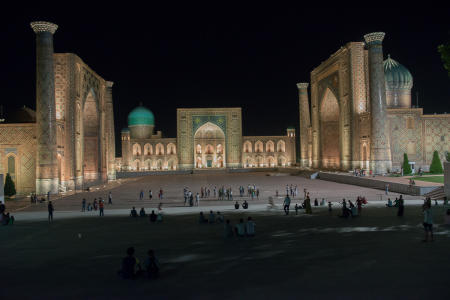 Independence Square.. Samarkand, Uzbekistan 