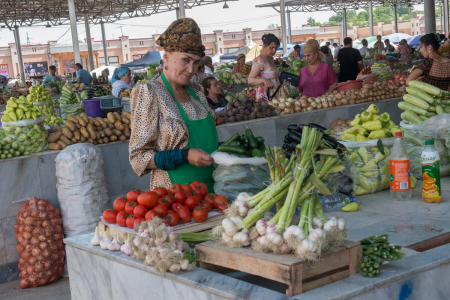 Market, Samarkand,, Uzbekistan