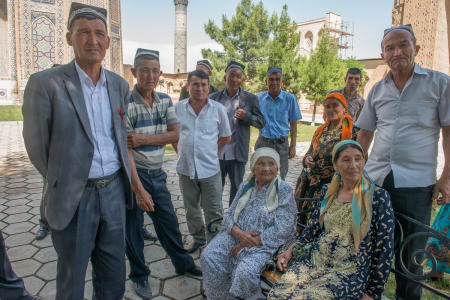 village people, Samarkand, Uzbekistan