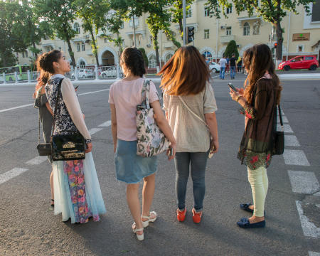 Young Women, Tashkent, Uzbekistan
