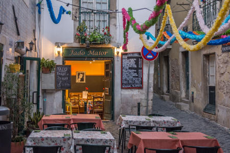 Fado Music, cafe, Lisbon, Portugal