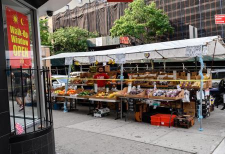Street Vendor.  Hamilton Heights. 181st Street/Broadway

