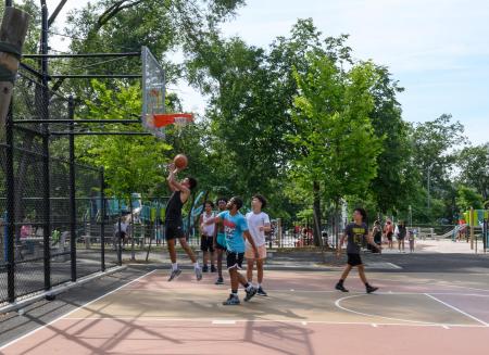 Basket Ball, Ft. Tryon Park,  The Heights